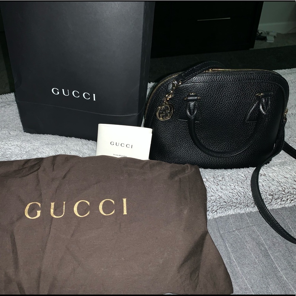 Authentic Gucci small tote crossbody